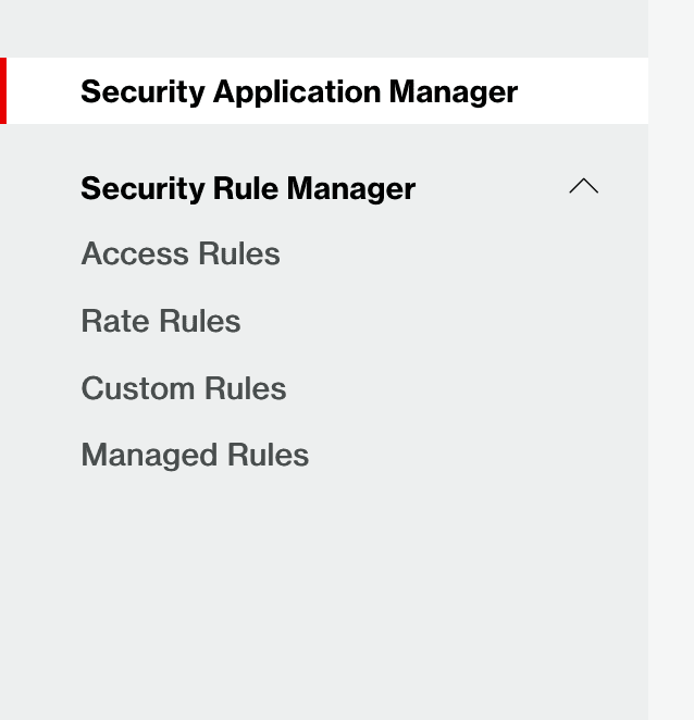Figure 3 Security Rule Manager