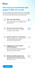 Core Web Vitals Checklist